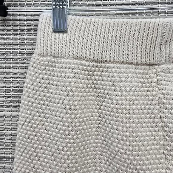 Sincerely Jules Knit Jogger Pants Womens Size Medium Ivory Athleisure Lounge - Picture 3 of 6